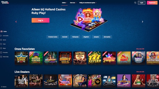 Holland Casino Online Wedden
